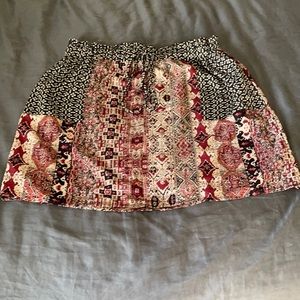 Patterned skirt
